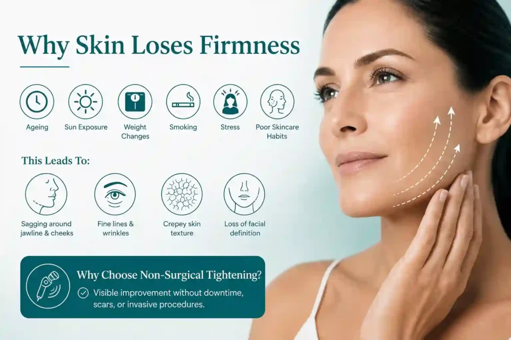 What Makes Skin Lose Firmness and Why Do People Seek Non-Surgical Tightening Kings Norton?